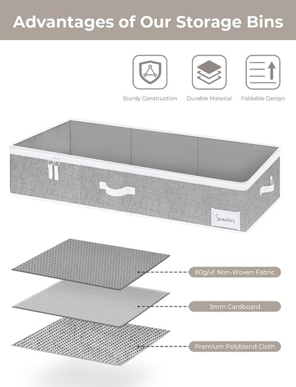 StorageWorks Under Bed Storage Containers - Image 6