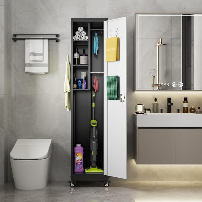 Aobabo 72" H Storage Cabinet - Image 2