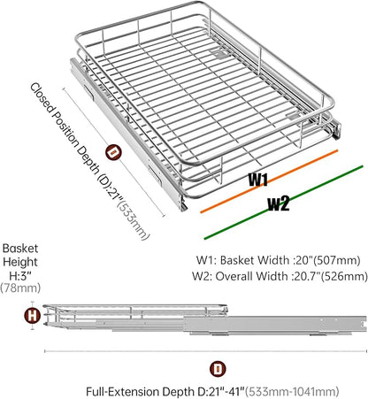 Pull Out Cabinet Organizer, Put Out Shelves - Image 4