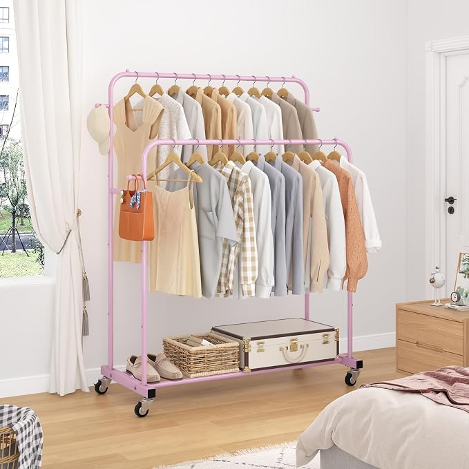 Laiensia Double Rods Garment Rack - Image 3
