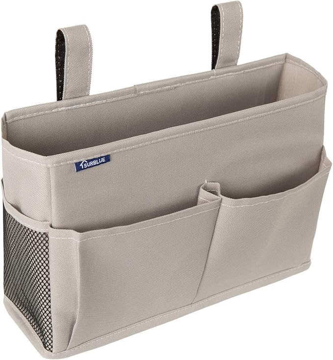 Surblue Bedside Caddy Hanging Bed Organizer Storage Bag Pocket by SURBLUE
