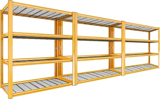 REIBII 40" W Garage Shelving 2240 LBS Storage Shelves Adjustable Heavy Duty by REIBII