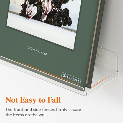 Lifewit Floating Shelves for Wall, 8 Pack Clear Acrylic Shelf 15" Room Decor - Image 5