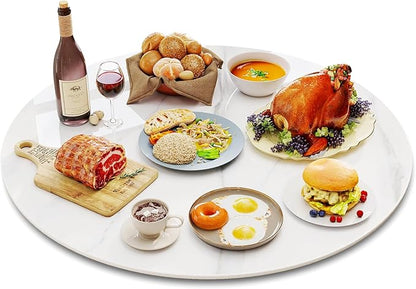 31.5" Lazy Susan Turntable – 360° Sinteredstone Silent Anti-Slip Turntable by ZLZELing