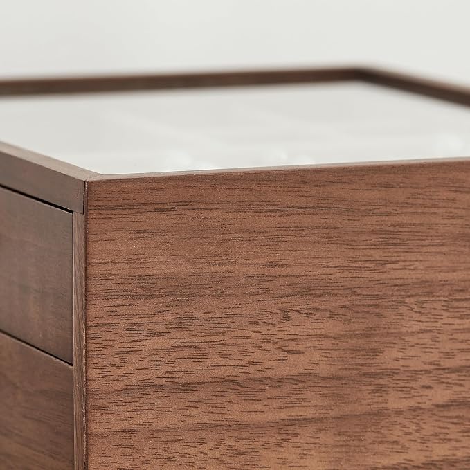 Black Walnut Wooden Jewelry Box - Image 7