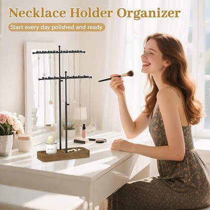 MODOWEY Necklace Holder Organizer Stand - Image 2