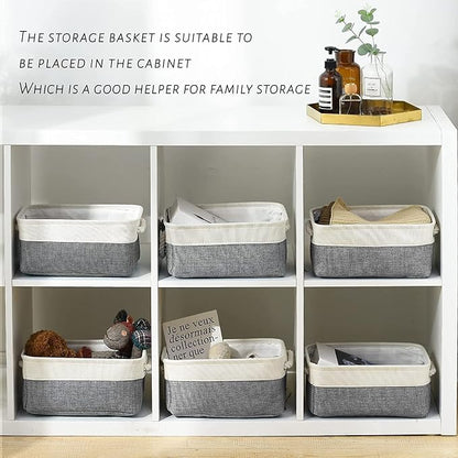 Fabric Storage Bins 12x8x5 inch - Image 4