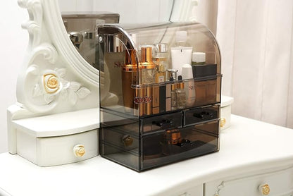 MOOCHI Professional Large Cosmetic Makeup Organizer Bathroom Storage Display - Image 3