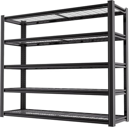 62" W x 24" D x 72" H Garage Shelving Heavy Duty Metal Shelving 3500LBS Storage by LIJIUHOME