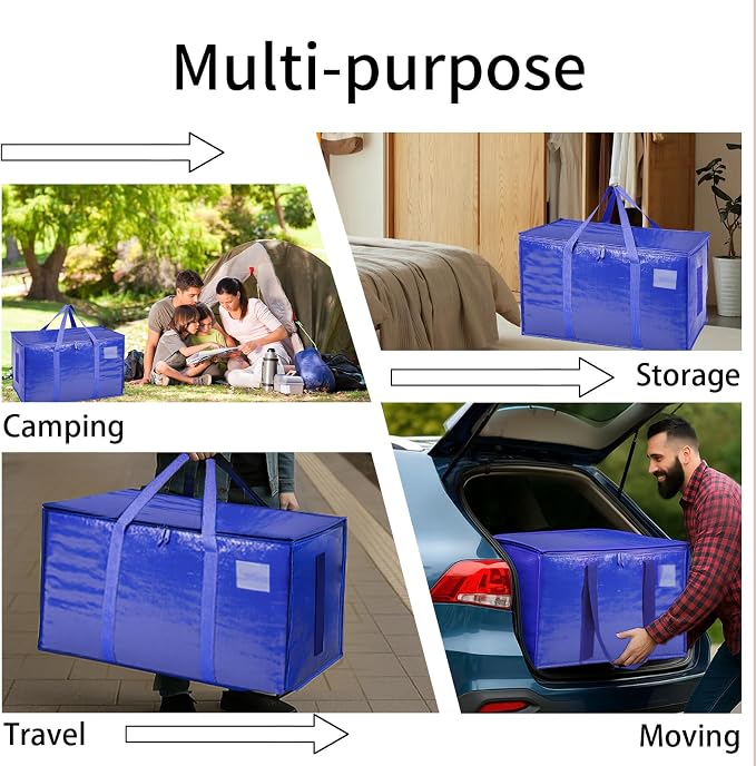 8 Pack-Extra Large Heavy Duty Moving Bags - Image 7