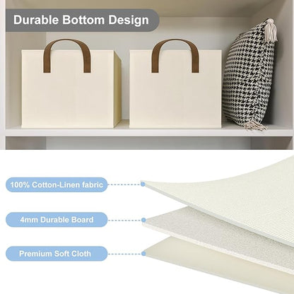Closet Storage Bins, Fabric Closet Organizers and Storage Basket - Image 2