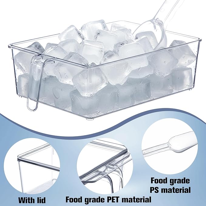Havawish 4 Pcs Ice Storage Bin for Freezer - Image 3