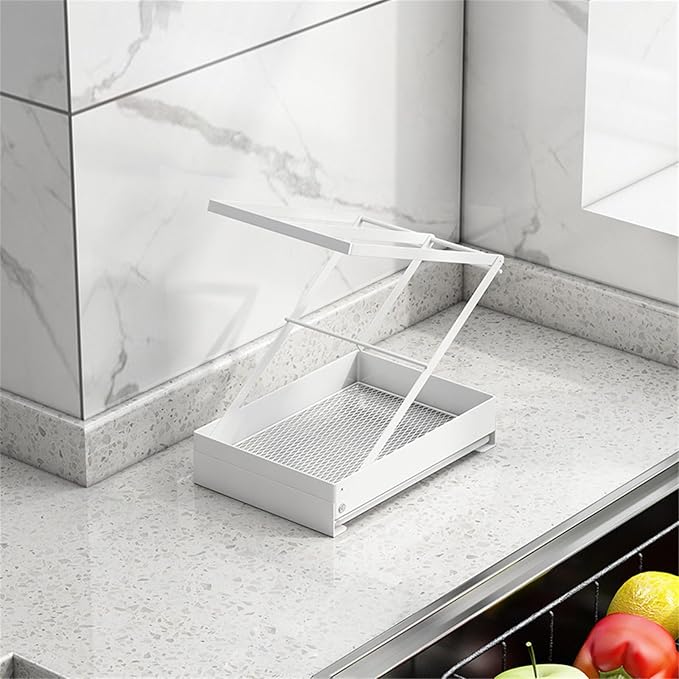 Collapsible Sink Holder Kitchen Tool Organizer Drain Tray - Image 3