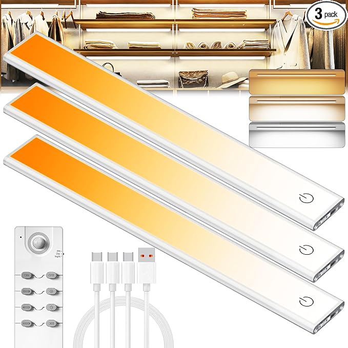 66 LED Under Cabinet Lights Wireless by MEKKLEON