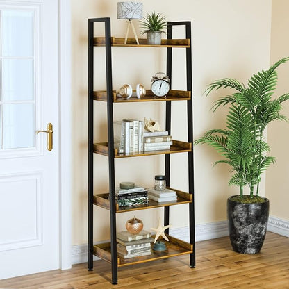 ASTARTH Ladder Shelf-5 Tier Bookshelves w/Open Shelf by WelcometoASTARTHHome
