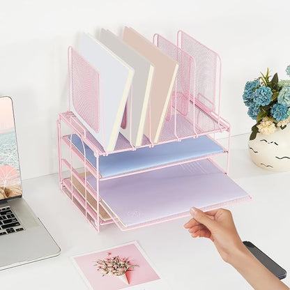 Desk Organizers and Accessories, 3-Tier Paper Organizer - Image 3
