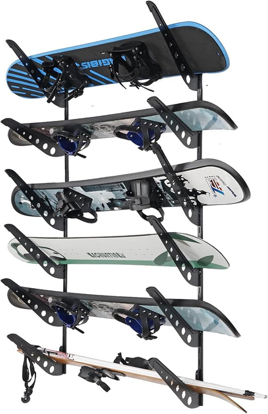 Snowboard Wall Racks, Adjustable Storage Rack by JUSTOOP
