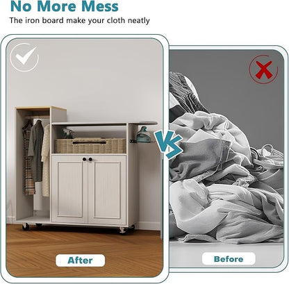Multipurpose Rolling Ironing Board - Image 4