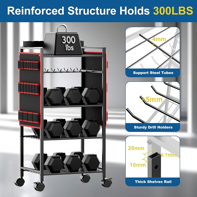 5-Tier Power Tool Organizer Cart - Image 5