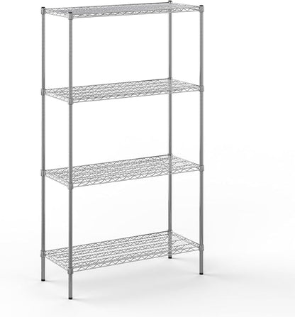 18" Deep x 42" Wide x 74" Height Wire Shelving Kit | 4-Tier | NSF Commercial by Regal+Altair
