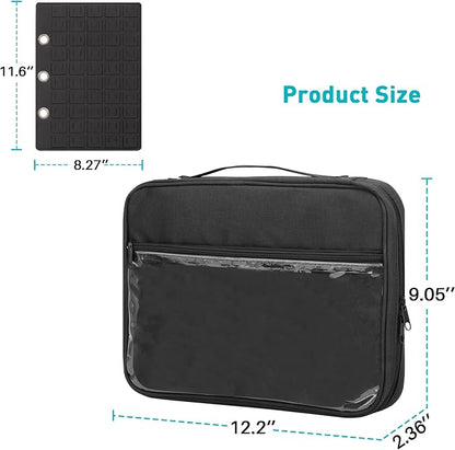 Enamel Pin Display Pages Pin Carrying Case, Pins Collection Storage Organizer - Image 6