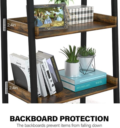 ASTARTH Ladder Shelf-5 Tier Bookshelves w/Open Shelf - Image 7