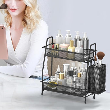 2-Tier Bathroom Counter Organizer, Bathroom Organizer Countertop - Image 4