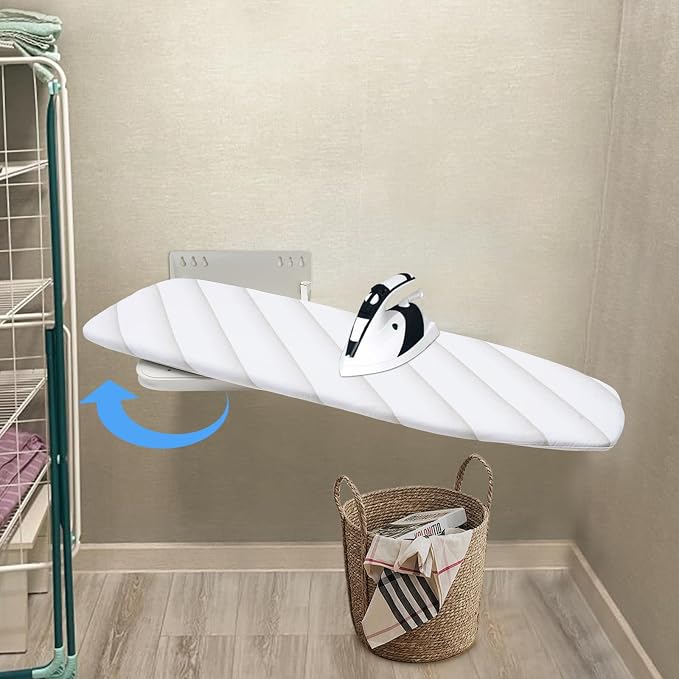 Wall Mounted Ironing Board Foldable Clothes Ironing Table Hiding 180 Degree - Image 6
