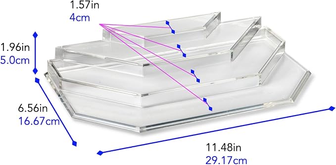 BY ALEGORY byAlegory Acrylic Mini Perfume & Scented Oils Organizer Vanity - Image 5