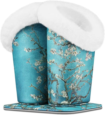 Fintie Plush Lined Double Eyeglasses Holder by Fintie