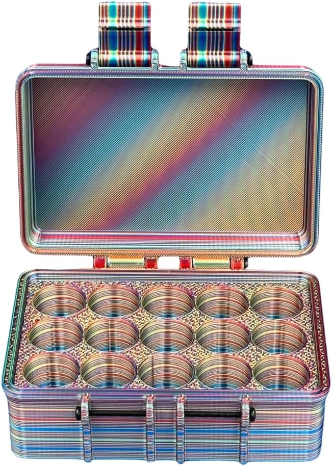 3D Printed Essential Oils Storage Case Compatible - 5ml Bottle Storage Box with - Image 2