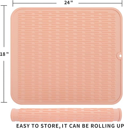 Silicone Dish Drying Mat for Multiple Usage, Easy clean, Eco-friendly, - Image 2