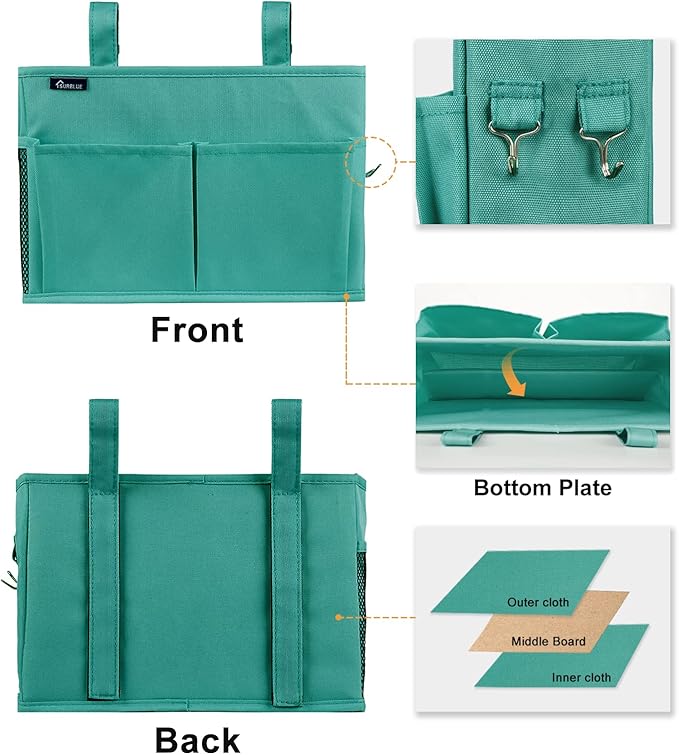 Surblue Caddy Hanging Organizer Bedside Storage Bag - Image 2
