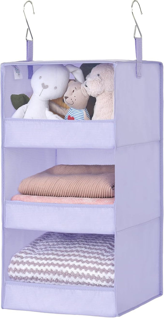 GRANNY SAYS 3 Shelf Hanging Closet Organizers and Storage, Collapsible Closet by GRANNYSAYS