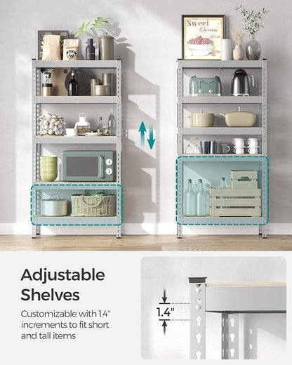 SONGMICS 5-Tier Storage Shelves, Load 2310 lb, Boltless Assembly, Adjustable - Image 5
