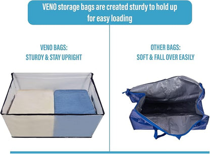 VENO 4 Pack Moving Bags and Large Christmas Decoration Storage Bins - Image 6