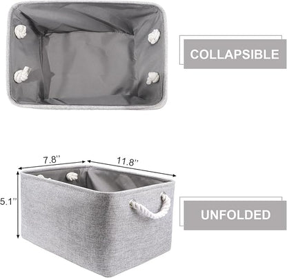 HNZIGE Small Baskets for Shelves Fabric Storage Baskets, Empty Gift Baskets - Image 7