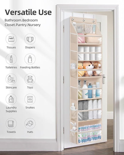 STORAGE MANIAC Over the Door Organizer Large Capacity Hanging Organizer - Image 5