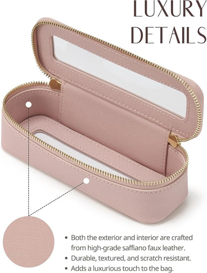 Popvibe Clear Makeup Bag Travel Cosmetic Case Transparent Toiletry Bag - Image 6