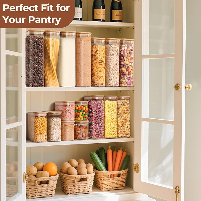 ComSaf 2 Qt Rectangle Glass Storage Containers - Image 5