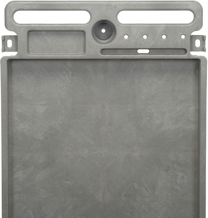 Global Industrial Plastic 2 Tray Shelf Service & Utility Cart, 44” x 25-1/2” - Image 3