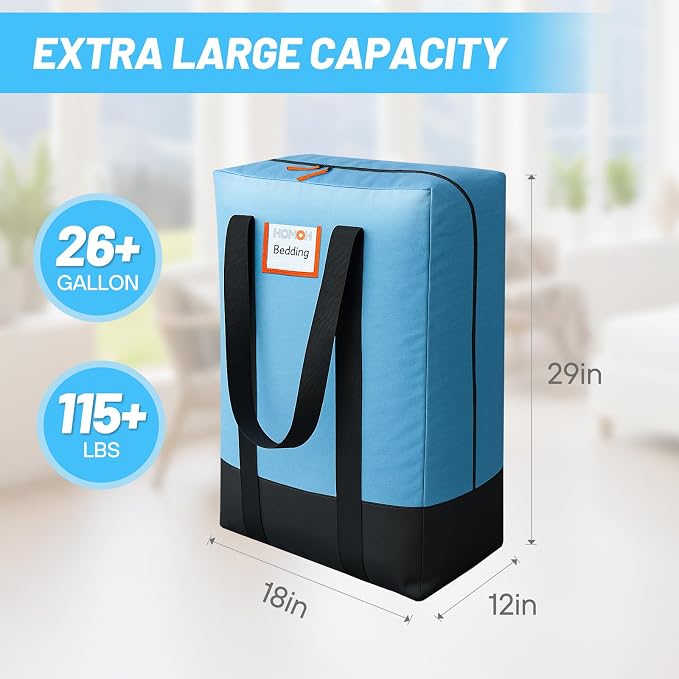 2 Pack Moving Bags, Heavy Duty Storage Bags - Image 2