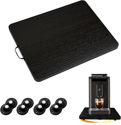 Sliding Tray for Coffee Maker, 360° Rotating Appliance Slider for Kitchen by Unknown