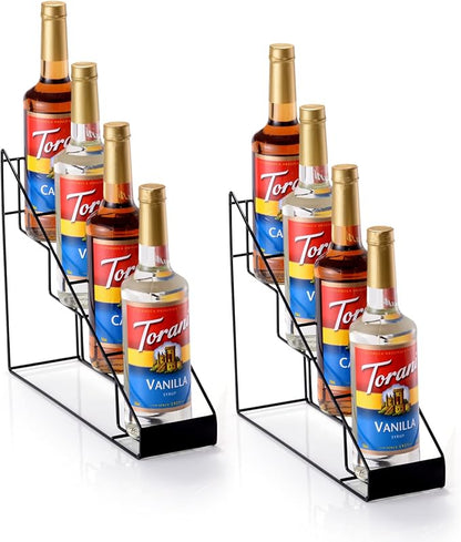 Coffee Syrup Rack for Coffee Bar Accessories, Fits by kimilus