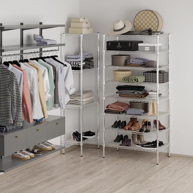 21" Deep x 36" Wide x 74" Height Wire Shelving Kit | 8-Tier | NSF Commercial - Image 5