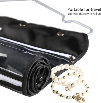 BB Brotrade Hanging Jewelry Organizer, Accessories Organizer, 56 Zipper Pocket - Image 6