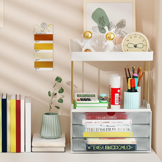 2 Sets Makeup Organizer – 5 Tier Bathroom Organizers and Storage, Versatile - Image 5