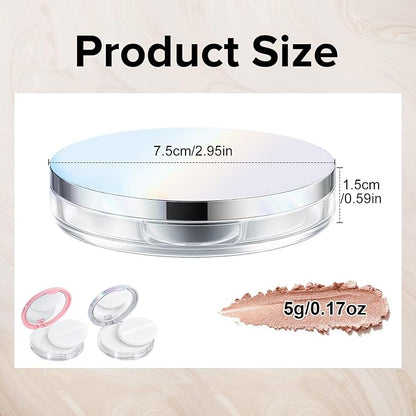 Tokusatsu 2-Pack Refillable Loose Powder Container - Image 2