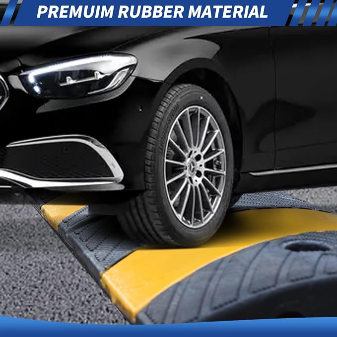 BESEA 6Feet Rubber Speed Bump, Road Parking, Parking Lot - Image 7
