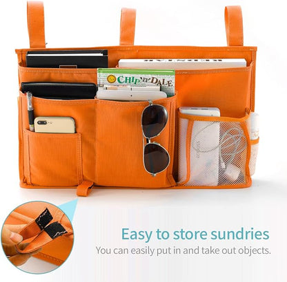 Bseash Bunk Bed Organizer, Bedside Caddy Hanging Bed Organizer Storage Bag 8 - Image 4